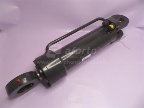 Гидроцилиндр поворотный левый XCMG GR180/215 (оригинал)