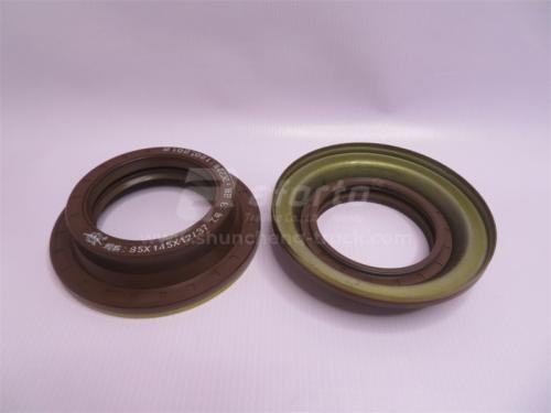 Сальник дифференциала AC16/MCP16/NORD BENZ 85*145*12/37 заднего моста QINYAN