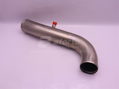 Трубка воздушный турбины HOWO TX380 алюминиевый (оригинал)