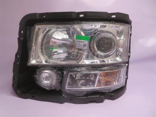 Фара SHAANXI F3000 левая без накладка (оригинал)