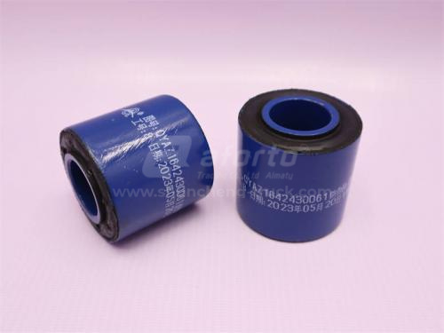 Сайлентблок торсиона кабины HOWO (резина металл) 28*58*58 QINYAN