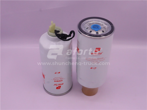 Фильтр топливный CX1017 с датчиком плоский розетка D12/YUCHAI AFORTO