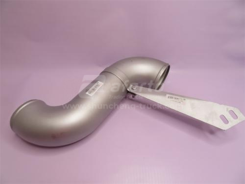 Трубка интеркулера D12 420 л.с HOWO 70T алюминиевый (оригинал)