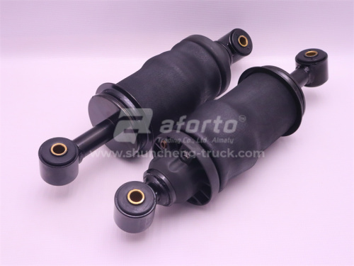 Амортизатор кабины SHAANXI X6000 передний пневматический HEZEYUJIE