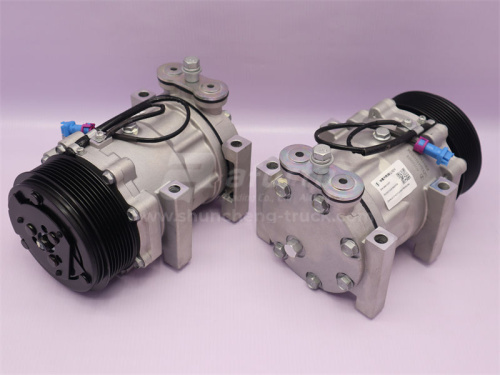 Компрессор кондиционера SHAANXI H3000S/X5000/X3000 8PK (оригинал)