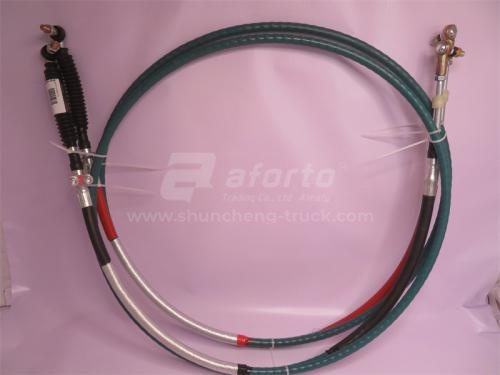 Трос переключения передач КПП HOWO 2007 3,4/3.45 метра (хорошее качество)