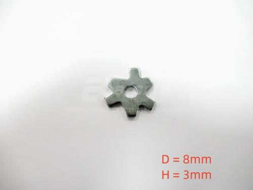 Шайба стопорная крышки подшипника дифференциала HANDE TXG левая (оригинал)