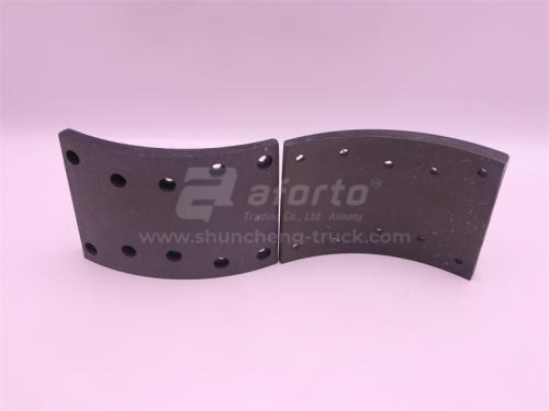 Накладка колодки тормозной SHAANXI F2000 передней (10 отв.) JIAXING