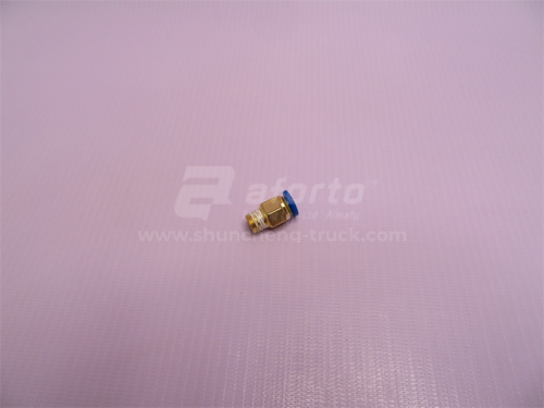 Фитинг воздушный прямой резьба=01=1/8=10mm под трубку Ф5 (металл+пластик) LPC 5-01