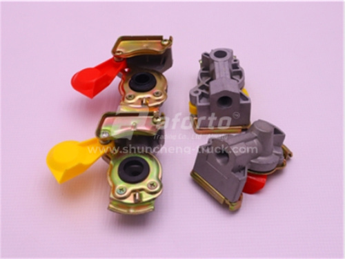 Разъём сцепной воздушный с клапаном 16mm