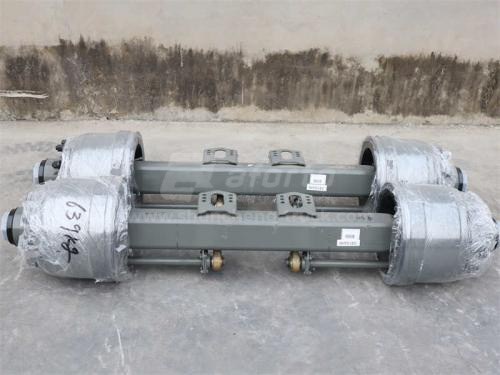 Ось прицепа FUWA 13T в сборе с барабанами толщ 11mm