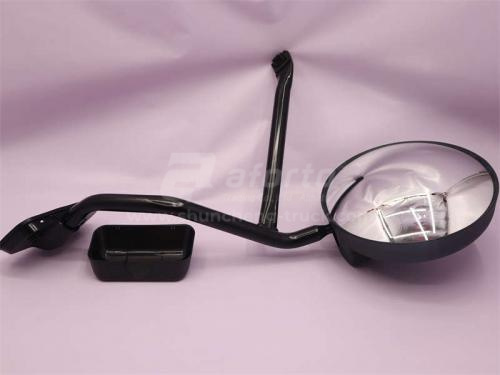 Зеркало SHAANXI X3000/L3000 нижнего вида (малое круглое) с кронштейн (оригинал)