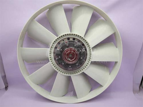 Гидромуфта вентилятора HOWO A7/D12 в сборе с вентилятора (оригинал)