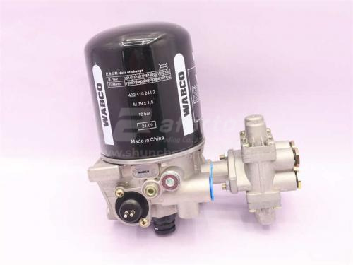 Осушитель воздуха SHAANXI M3000/X3000 в сборе с предохранительным клапа