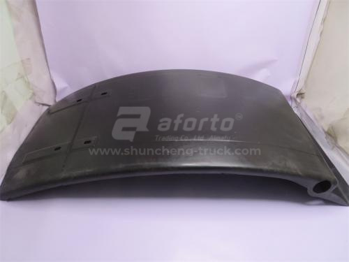 Брызговик SHAANXI F2000 переднего колеса черная левый