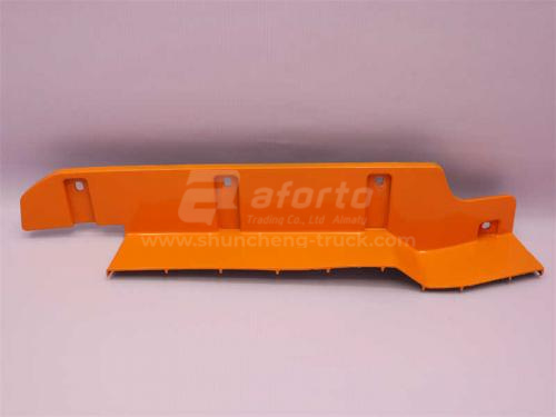 Накладка декоративная на бампер SHAANXI X3000 желтый левая