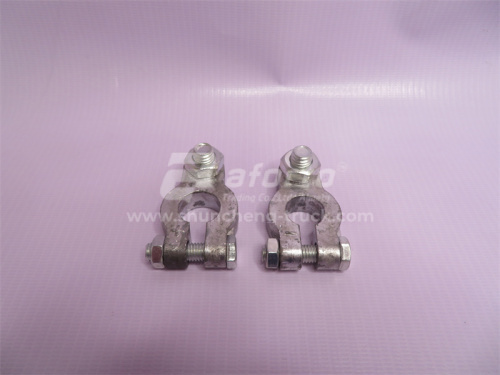 Клеммы аккумулятора аллюминевые (+ -) (2шт) (хорошее качество)