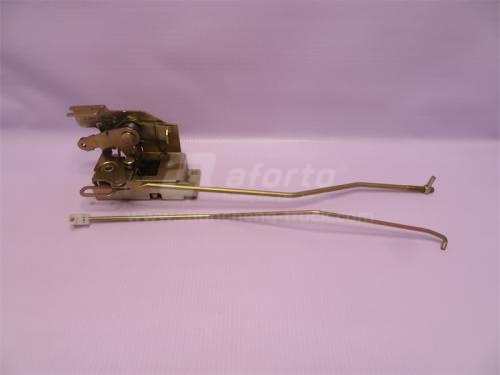 Замок двери кабины с тягой SHAANXI M3000 правый новая модель