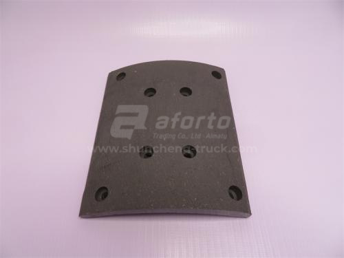 Накладка колодки тормозной NORD BENZ задней 195*223 8 отв.JIAXING