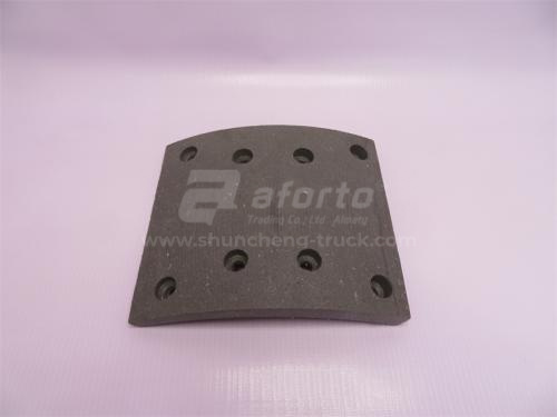 Накладка колодки тормозной NORD BENZ передней 193*160*16.5 8 отв.JIAXING