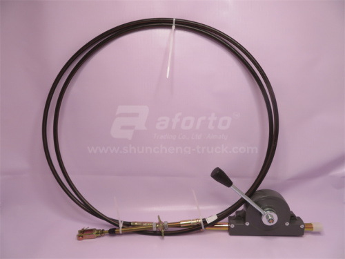 Трос управления выгрузки  бочки бетономешалки HOWO 3.8M