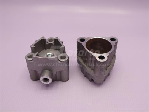 Пневмоцилиндр блокировки дифференциалов мостов SHAANXI HANDE M300 (большой) 12mm