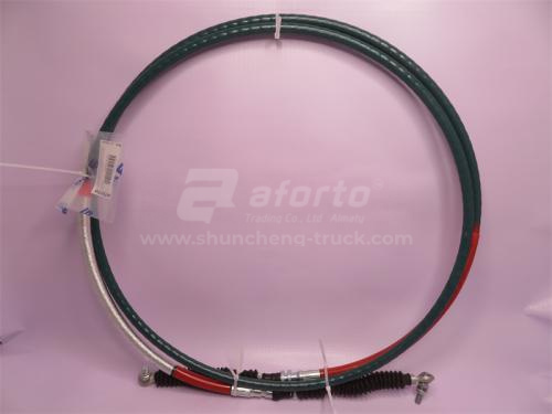 Трос переключения передач КПП SHAANXI 4.1m красный (хорошее качество)