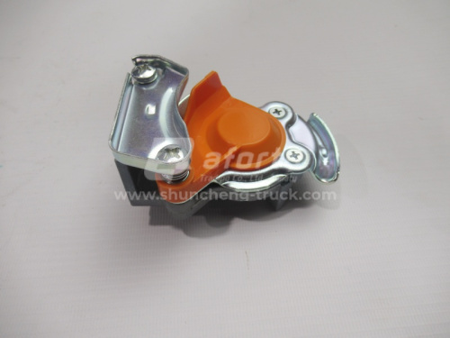 Соединительная головка на прицеп желтая без клапана M22X1.5 УНИВЕРСАЛЬНОЕ 4522000120 SORL