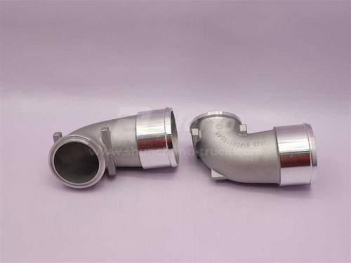 Трубка воздушный турбины HOWO/SHAANXI алюминиевый 0045 (оригинал)