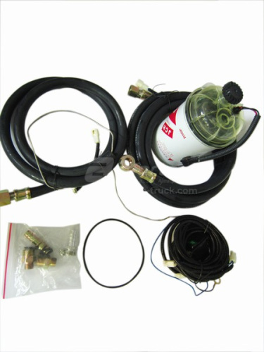 Шланг подогреватель топлива Euro III (набор)