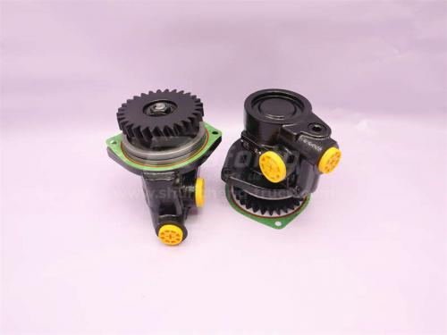 Насос ГУР SHAANXI X3000 (28 зубьев) (оригинал)