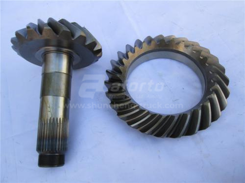 Коническая пара SHAANXI HANDE 300 заднего моста 18:27 31зубьев