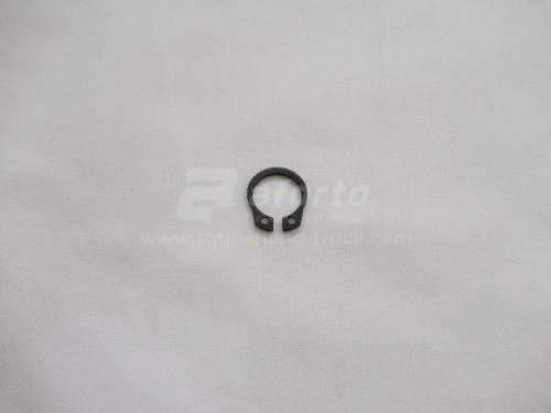 Кольцо стопорное палеца тормозных колодок SHAANXI F2000/X3000 (оригинал)