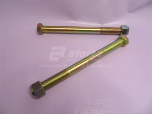 Болт подушки рессоры 22*280*1.5 HOWO с гайкой
