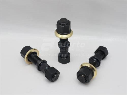 Шпилька колеса 22*23*22*130 прицепа FUWA 16 тонн облегчение Шпилька колеса 22*23*22*130 прицепа FUWA 16 тонн облегчение