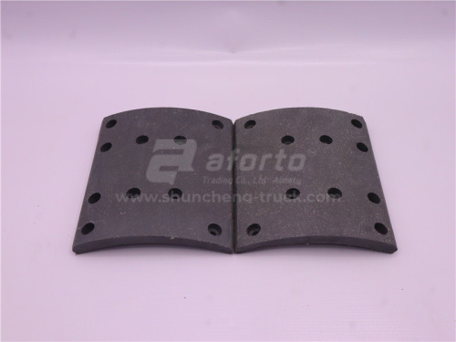 Накладка колодки тормозной SHAANXI X3000/X5000/HANDE TGX задней 220*195 8 отв