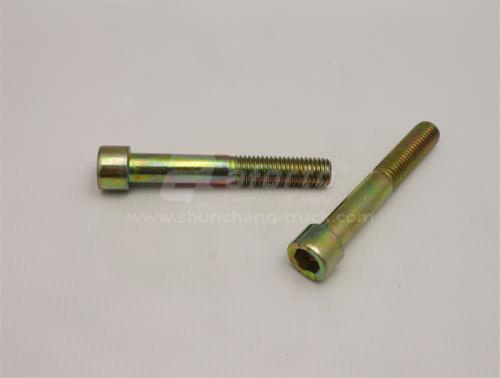 Болт под шестигранник 12*80*1.75 передней подножки U-труби HOWO TX (оригинал)