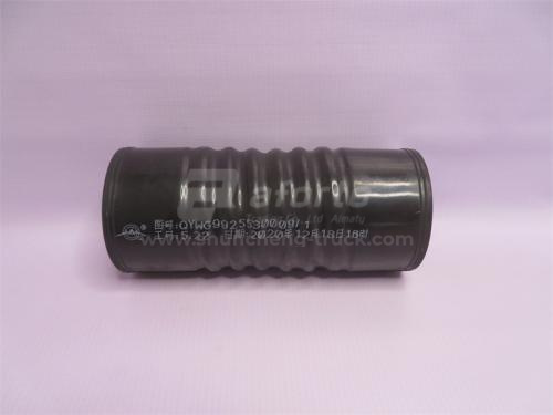 Патрубок радиатора HOWO 70T D12/HOWO A7 нижний 75*200 QINYAN