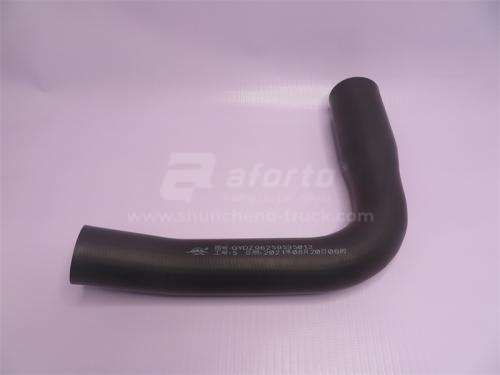 Патрубок радиатора SHAANXI F2000/M3000 нижний QINYAN