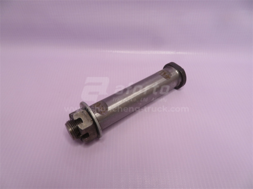 Палец тяги полуприцепа продольной (28*118/155 мм) с гайкой