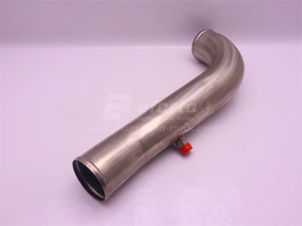 Трубка воздушный турбины HOWO TX380 алюминиевый (оригинал)