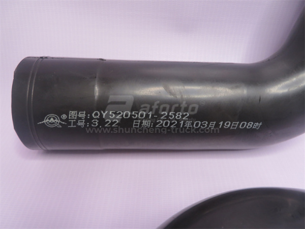 Патрубок радиатора NORD BENZ Euro III нижний 50*55 QINYAN