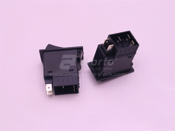 Переключатель щитковый HOWO 2013 противотуманок задних