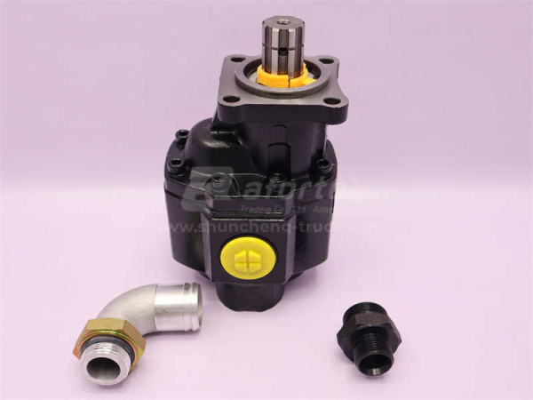 Гидронасос подъёма кузова (для КПП FAST) Hayward (8 шлицов правого вращения выход сбоку)