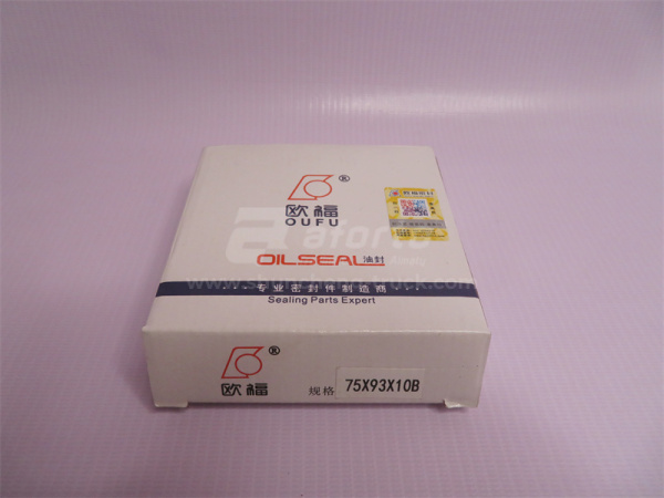 Сальник 75*93*10B лобовой SHANGCHAI D6114B/D9 (оригинал)