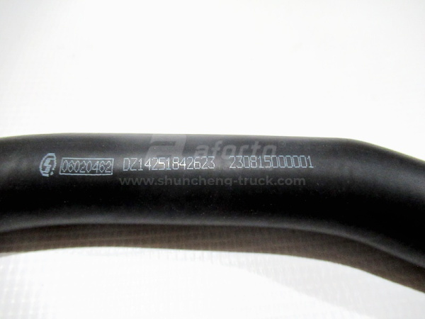 Патрубок печки SHAANXI X5000 (оригинал)