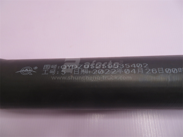 Патрубок радиатора SHAANXI F3000 нижний 60*70*620 QINYAN