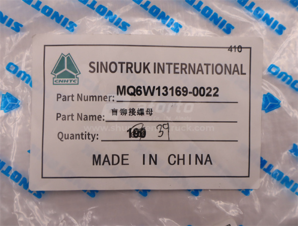 Гайка 8*1.25 Штифты газовой пружины HOWO TX (оригинал)