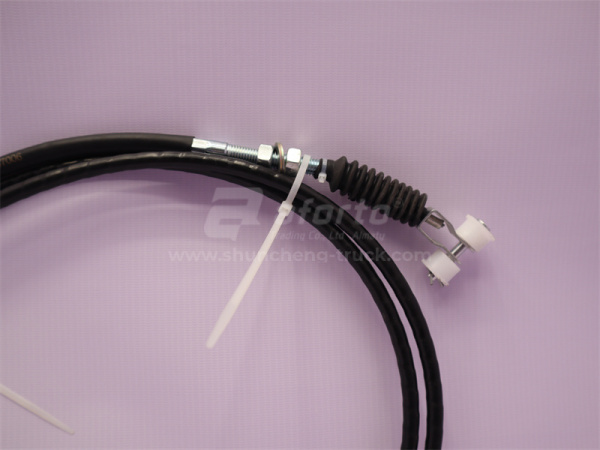 Трос педали газа SHAANXI M3000/X3000/H3000S 2.4м. (хорошее качество)