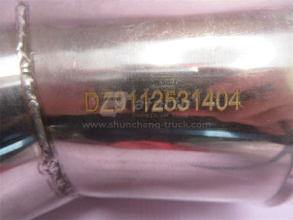 Трубка интеркулера SHAANXI F2000 металлический (нержавейка)